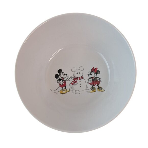 Pottery Barn Kids Mickey Mouse Christmas Dinnerware Plate Bowl Cup Fork Spoon - Picture 4 of 15